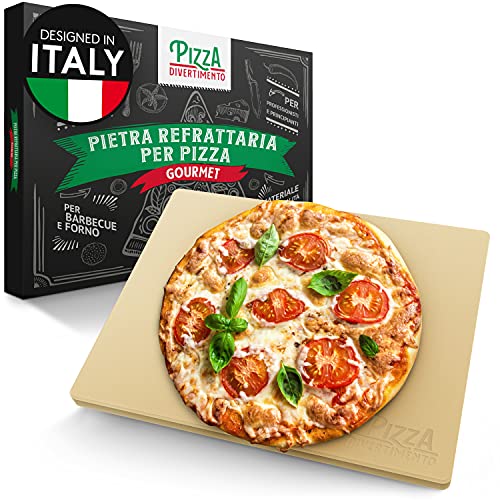 Pizza Divertimento Pietra refrattaria per Forno e griglia a Gas -...